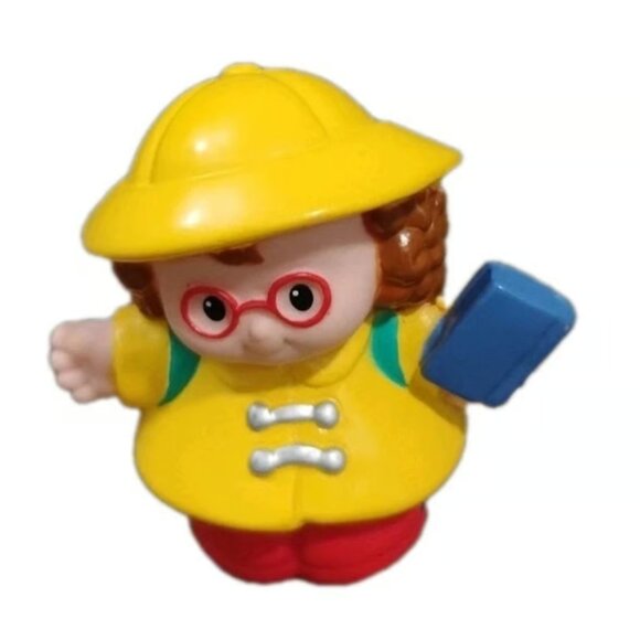 Fisher Price Little People Raincoat Maggie Plastic Action Figure Toy - Picture 1 of 10